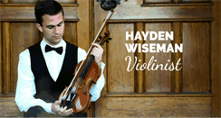 Desktop Screenshot of haydenwiseman.com